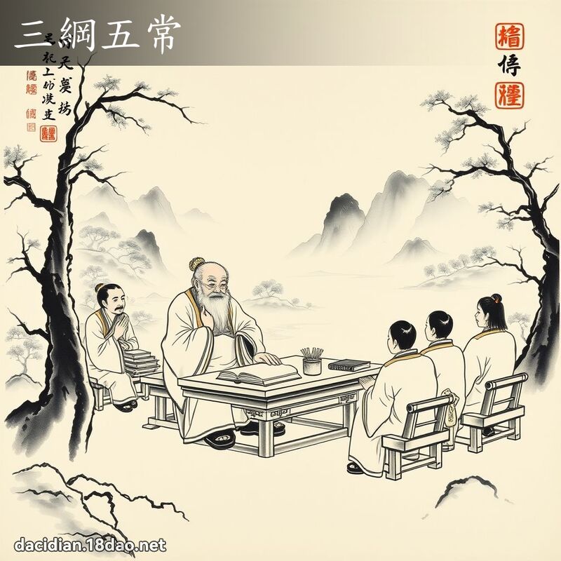 三纲五常 配图