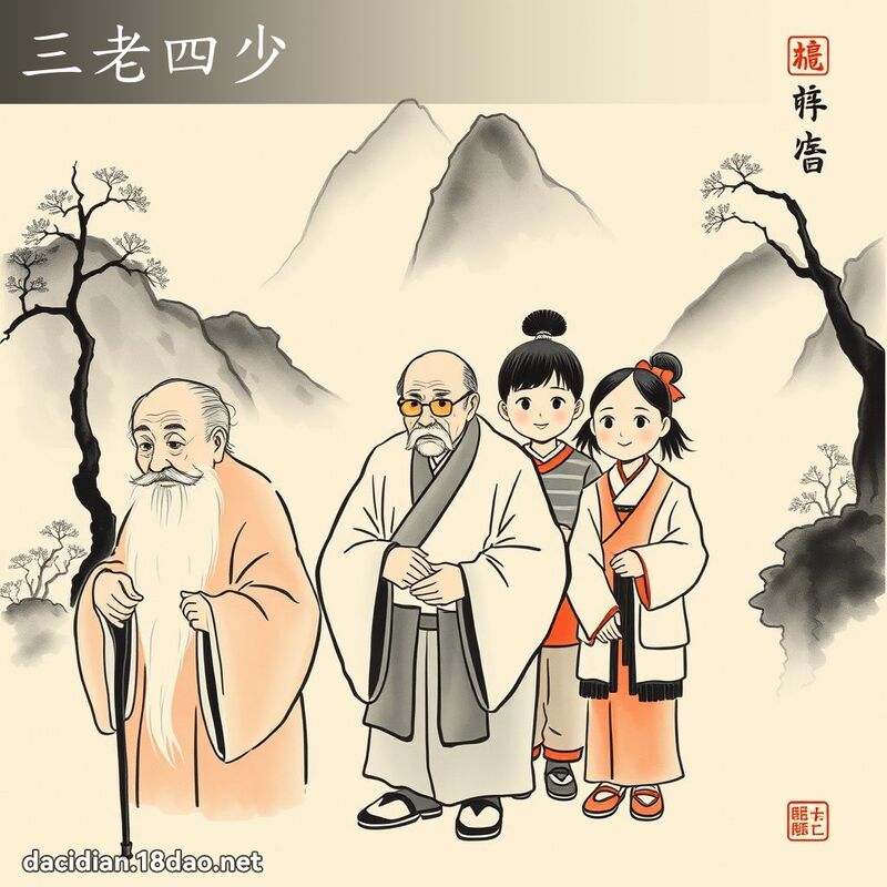 三老四少 配图