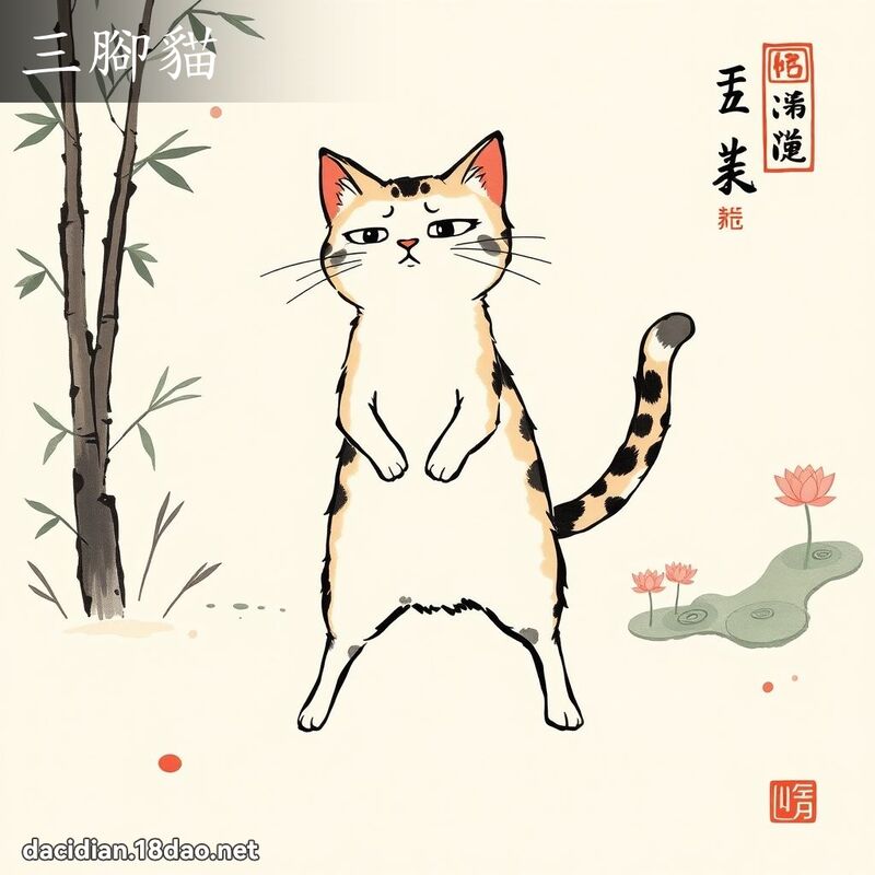三脚猫 配图