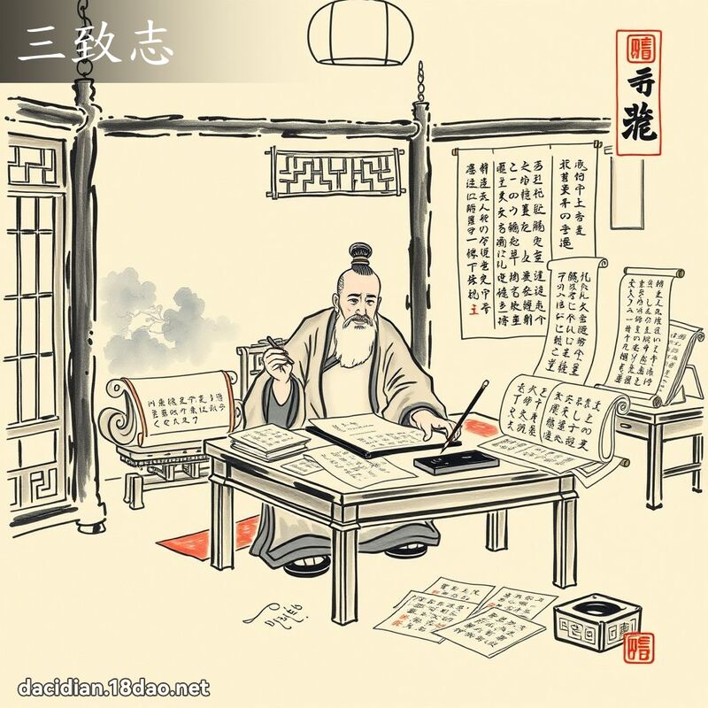 三致志 配图