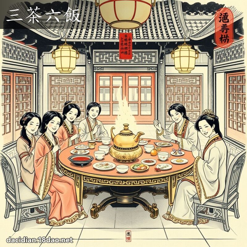 三茶六饭 配图