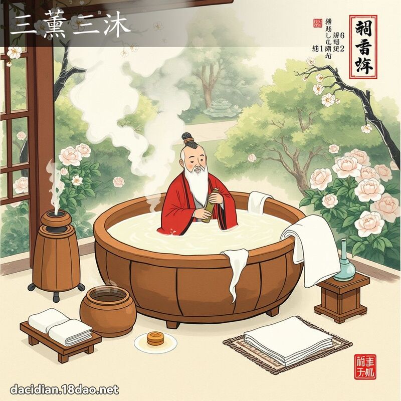 三薰三沐 配图