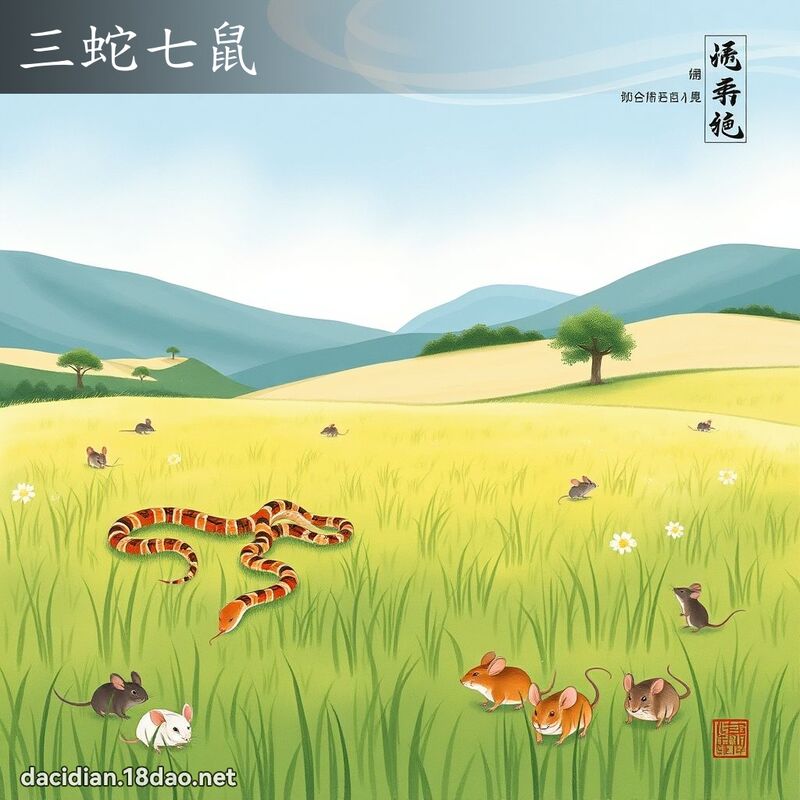 三蛇七鼠 配图