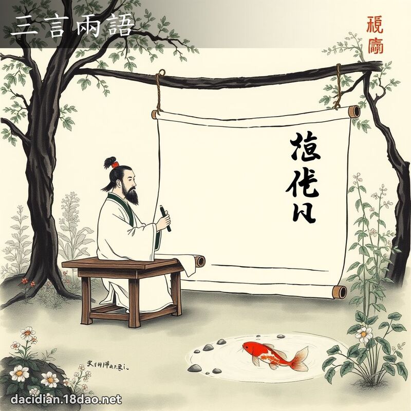 三言两语 配图