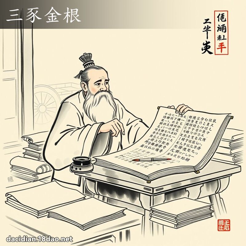 三豕金根 配图