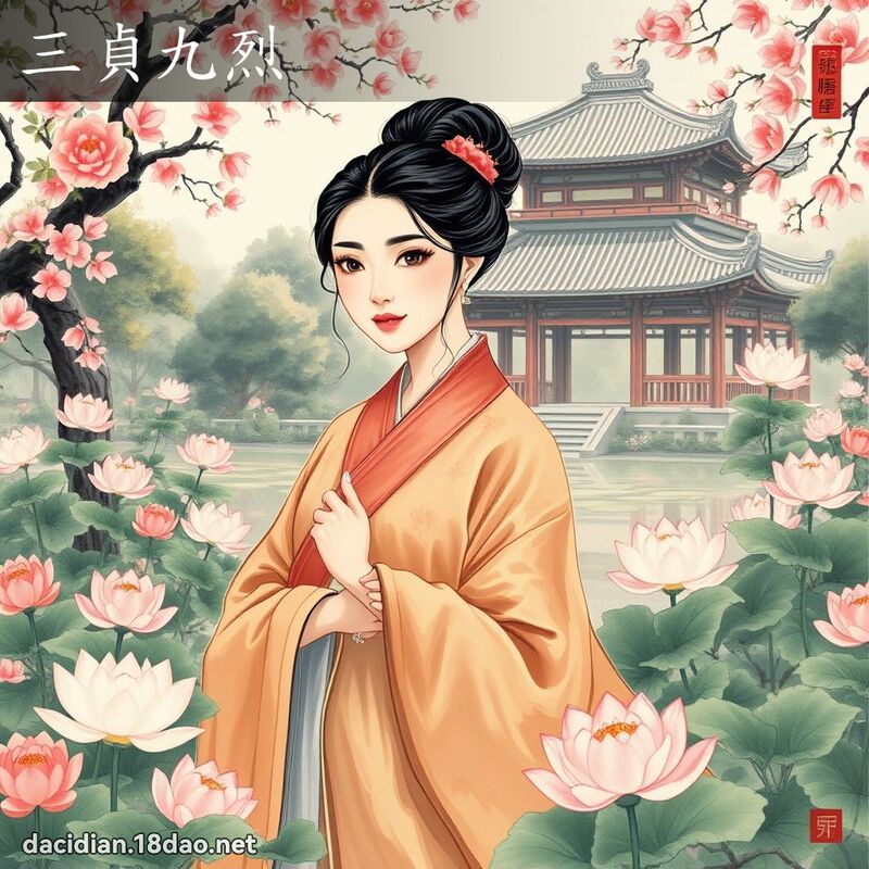 三贞九烈 配图
