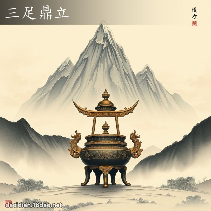 三足鼎立 配图