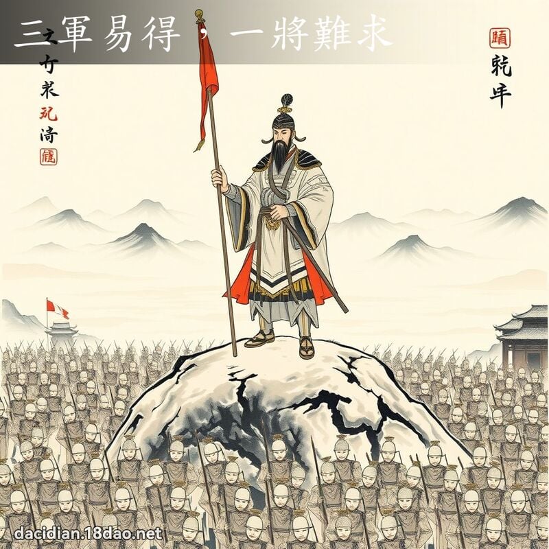 三军易得,一將难求 配图