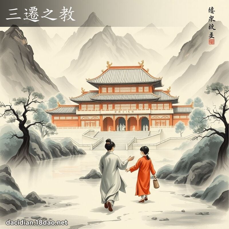 三迁之教 配图