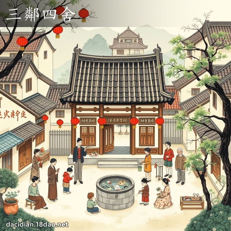 三邻四舍 配图