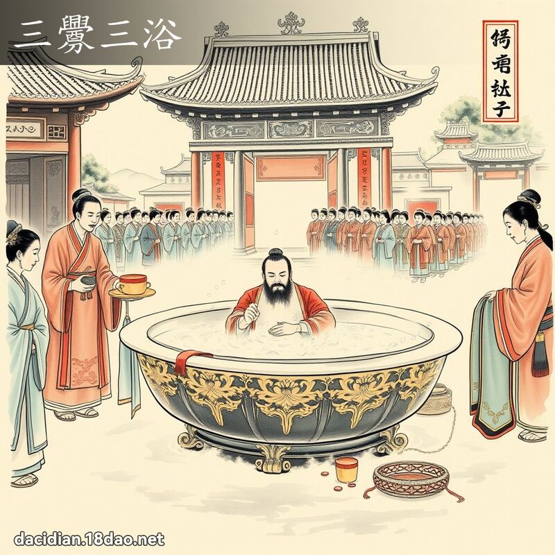 三衅三浴 配图