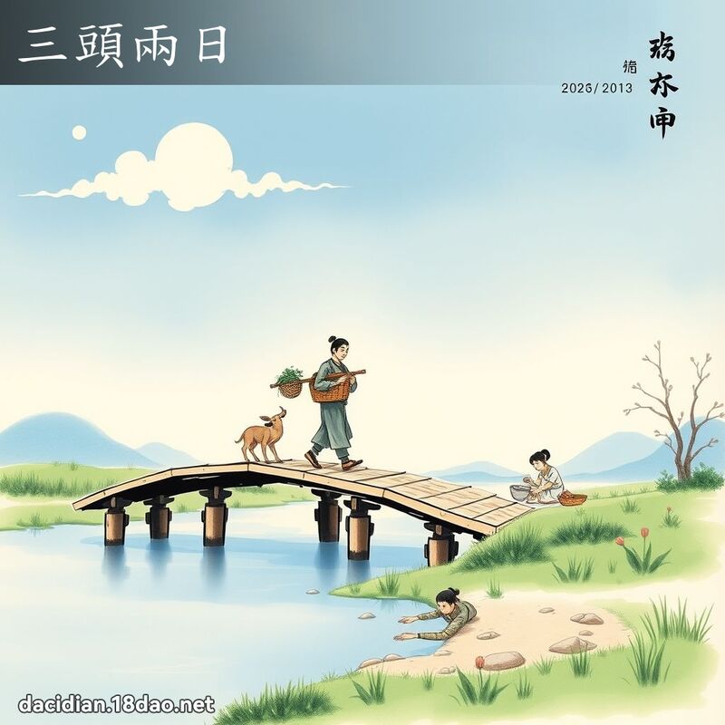 三头两日 配图