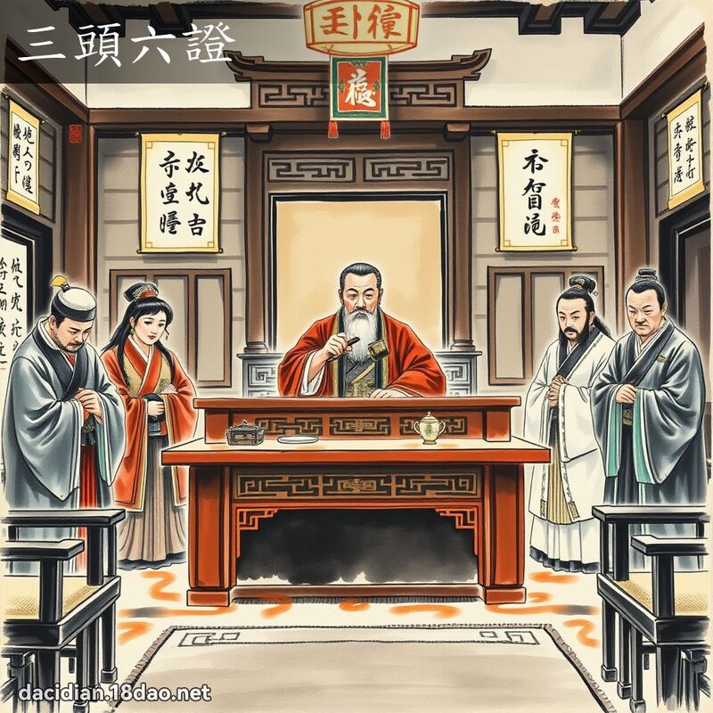 三头六证 配图