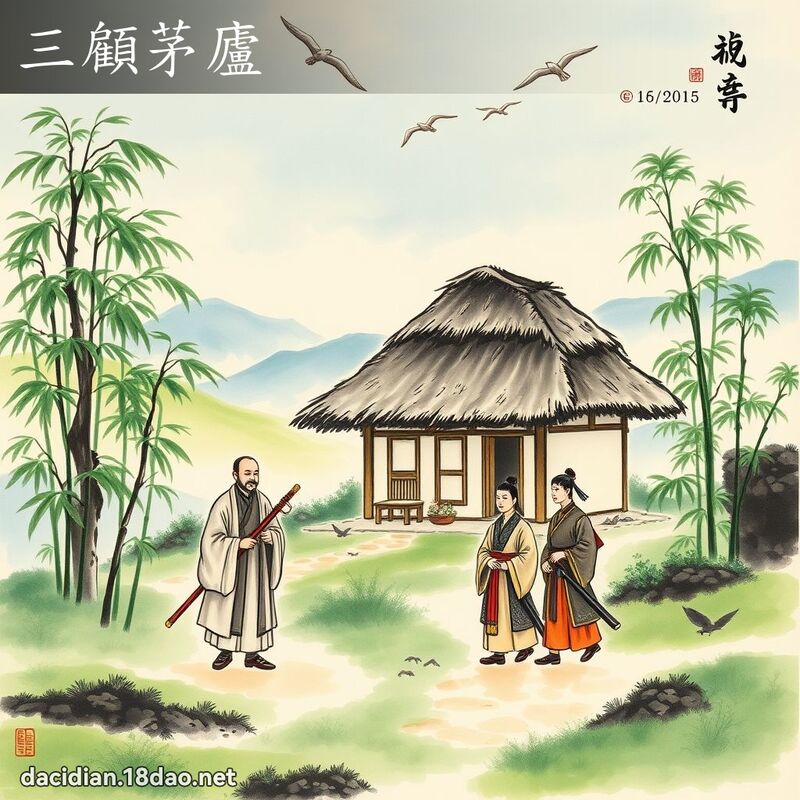 三顾茅庐 配图