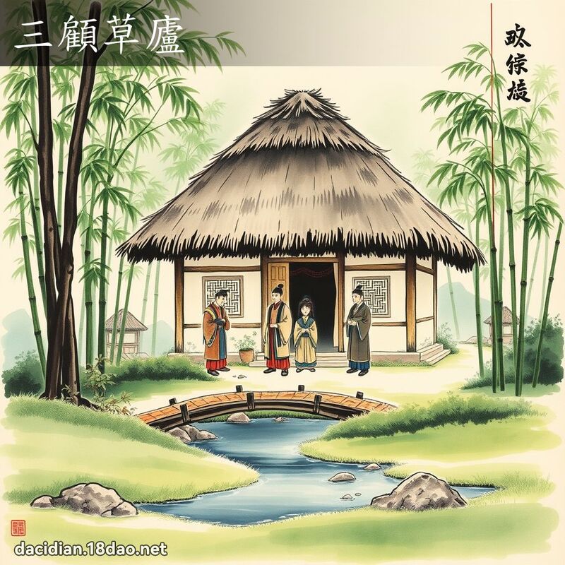 三顾草庐 配图