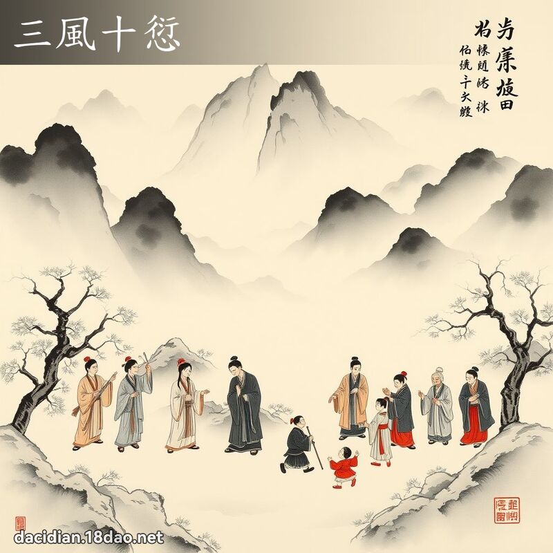 三风十愆 配图