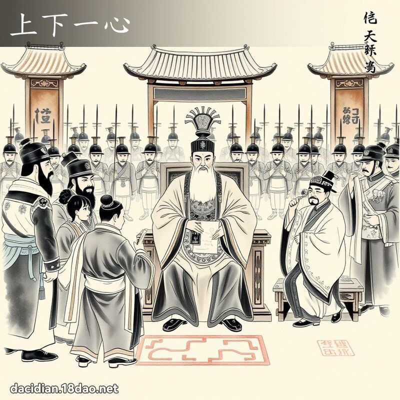 上下一心 配图