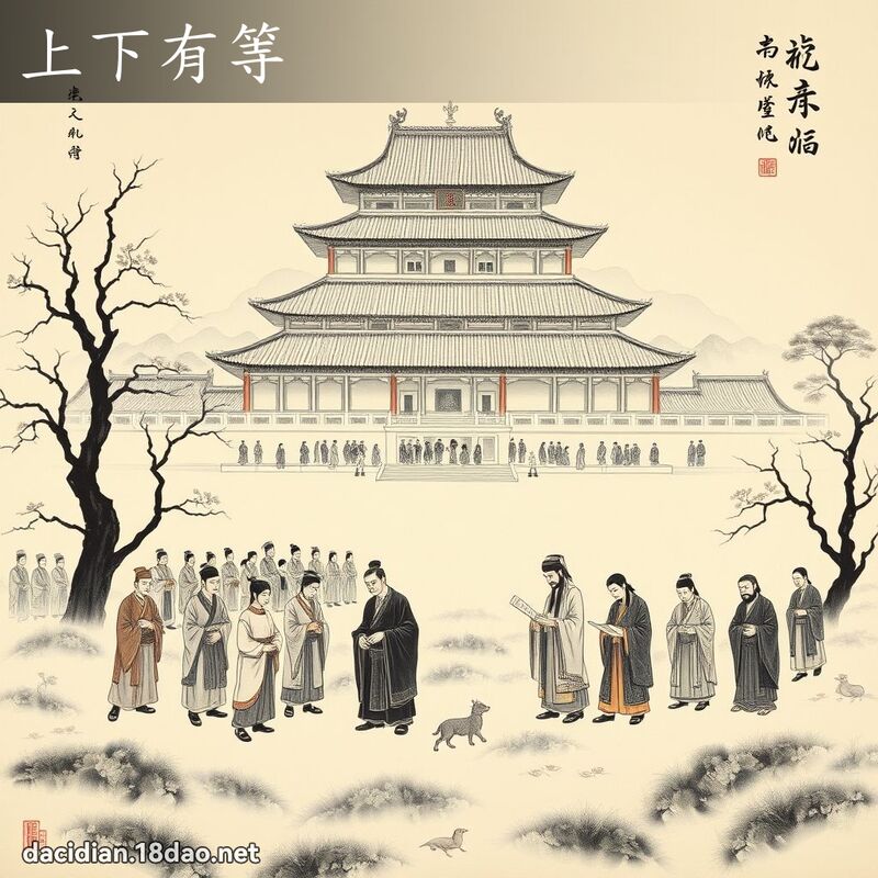 上下有等 配图