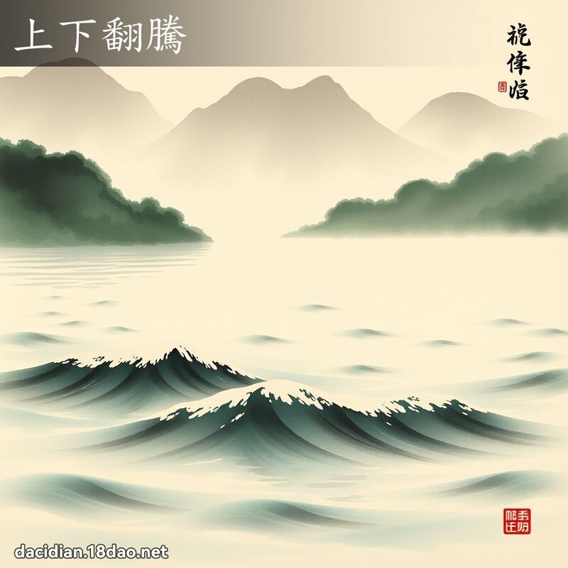 上下翻腾 配图