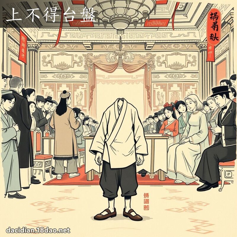 上不得台盘 配图