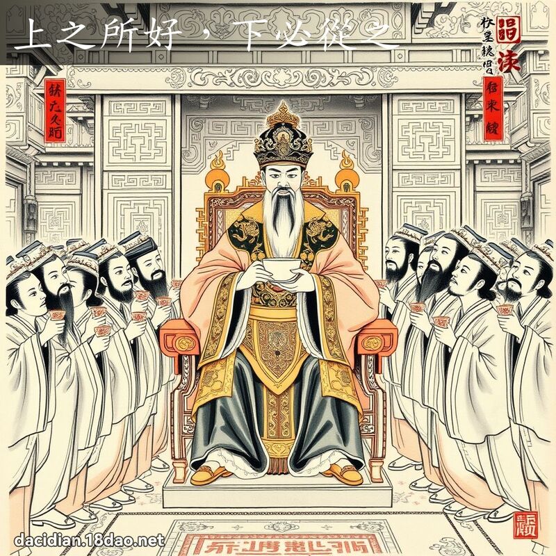 上之所好,下必从之 配图