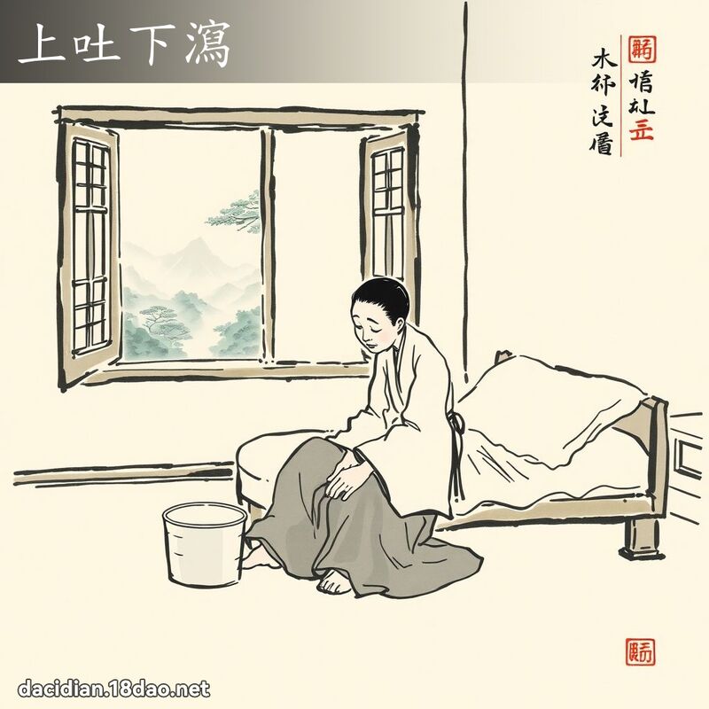 上吐下泻 配图