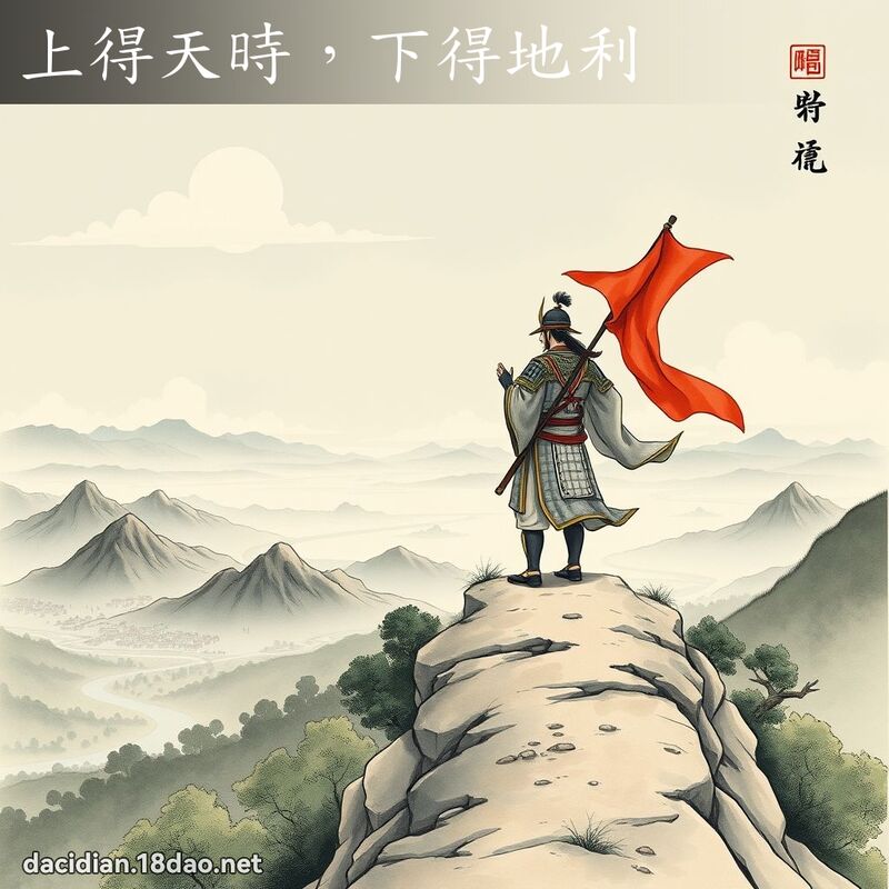 上得天时,下得地利 配图