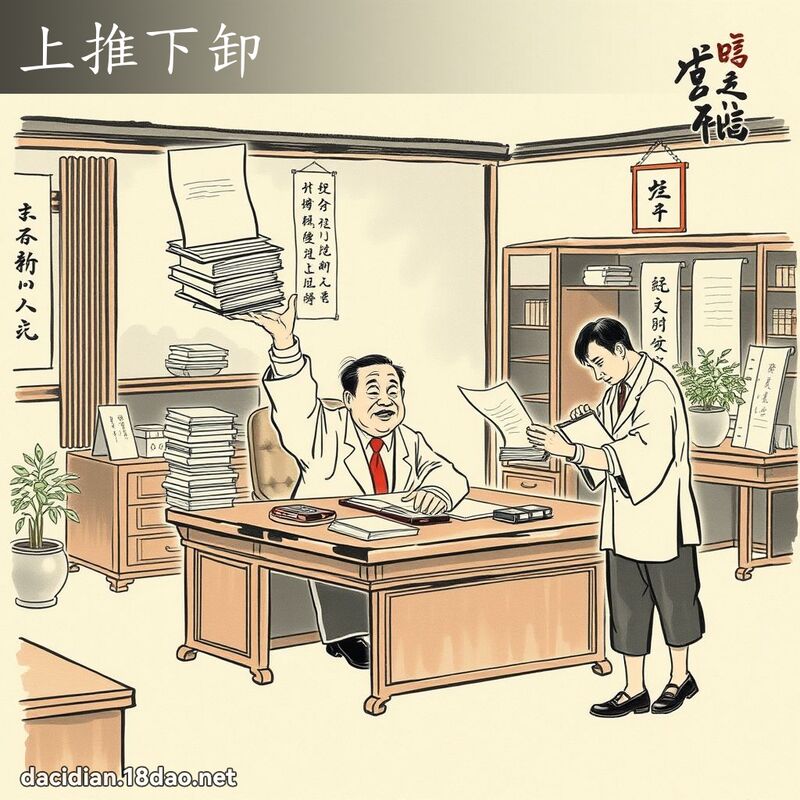 上推下卸 配图