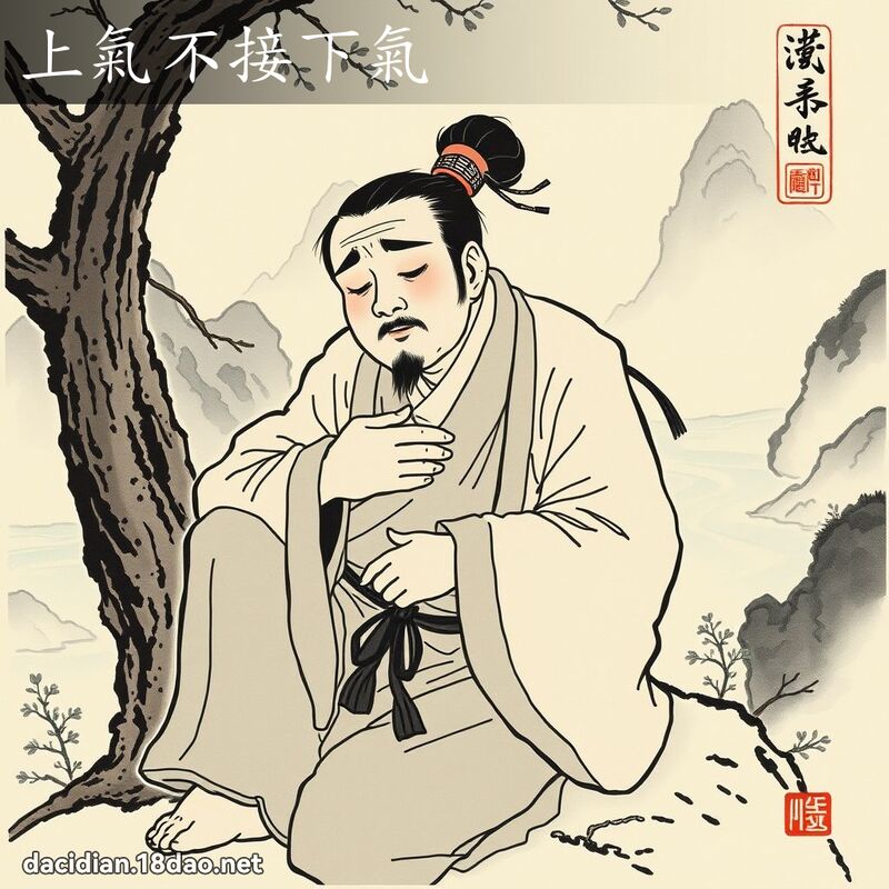 上气不接下气 配图