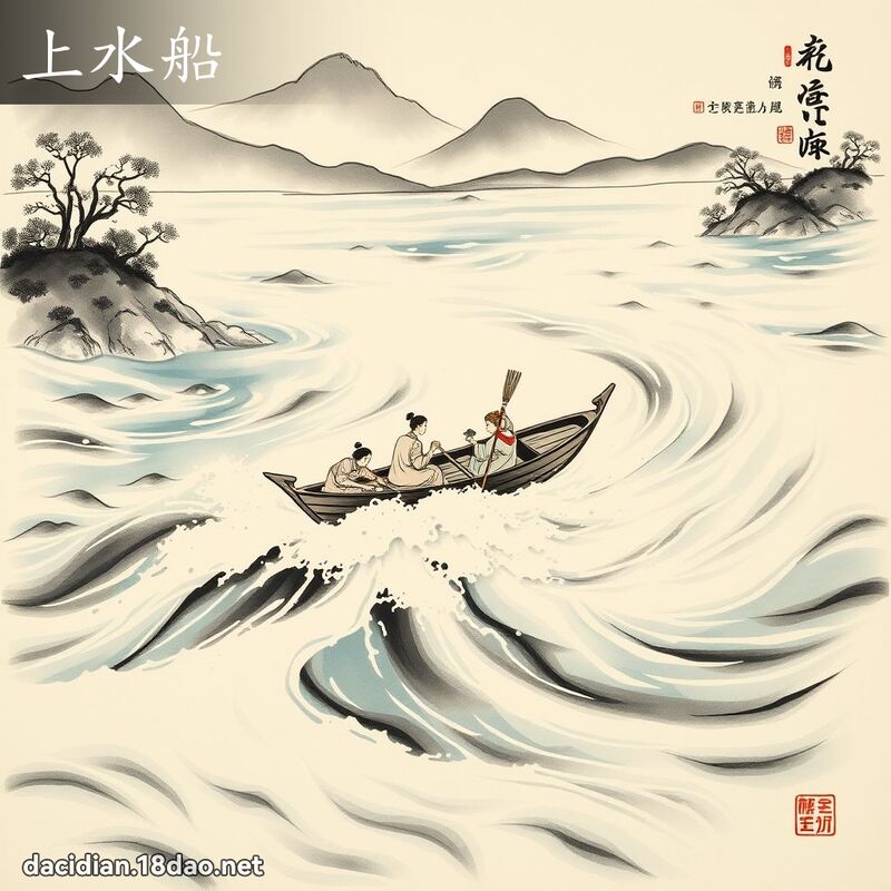 上水船 配图