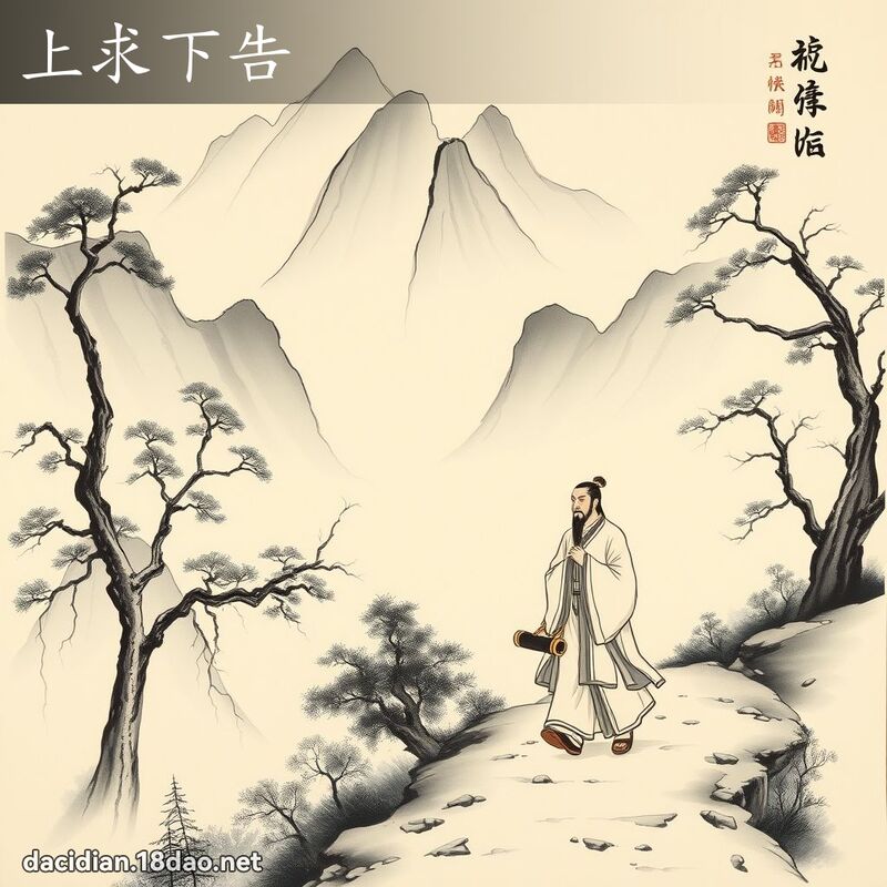 上求下告 配图