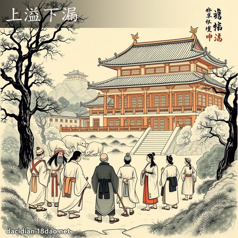 上溢下漏 配图