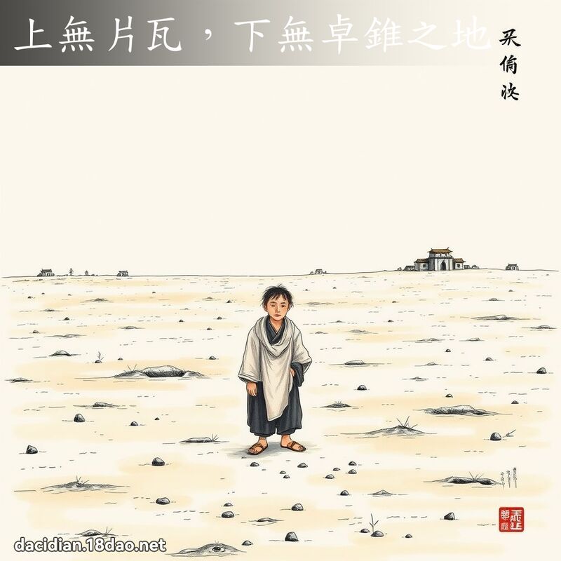 上无片瓦,下无卓锥之地 配图