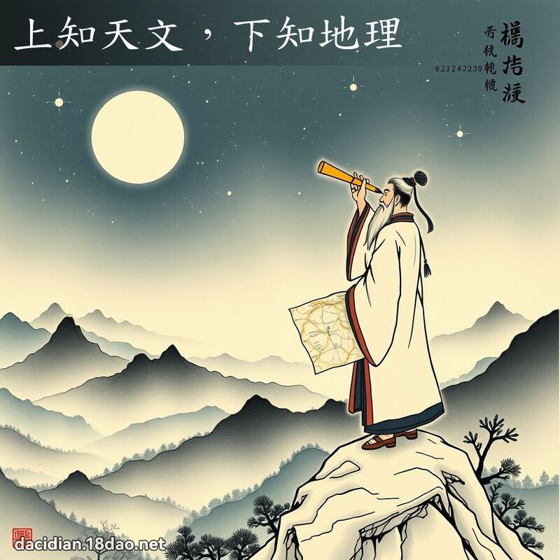 上知天文,下知地理 配图