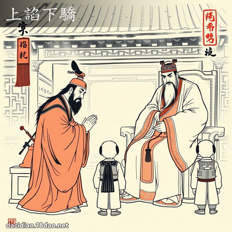 上諂下骄 配图