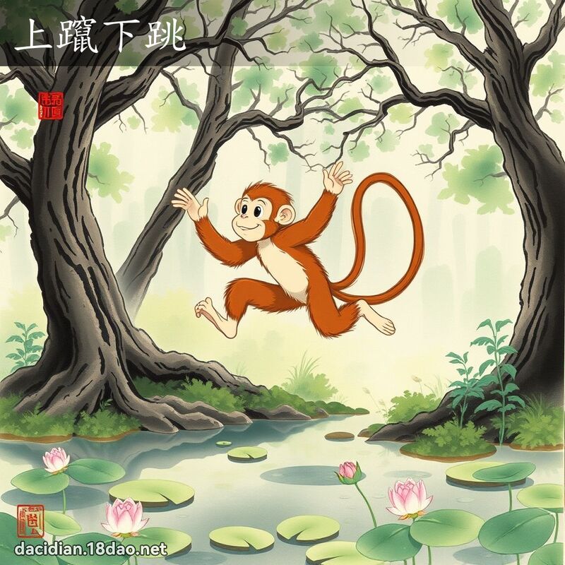 上躥下跳 配图
