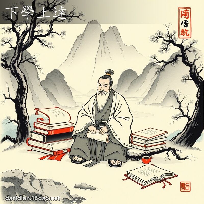 下学上达 配图