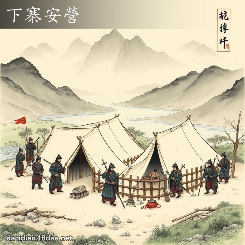 下寨安营 配图