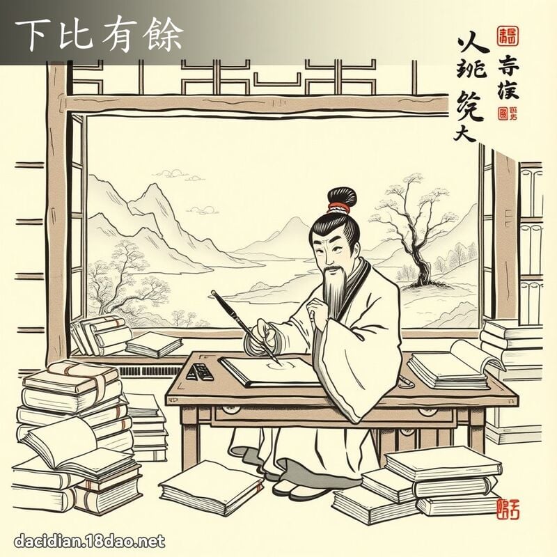 下比有余 配图
