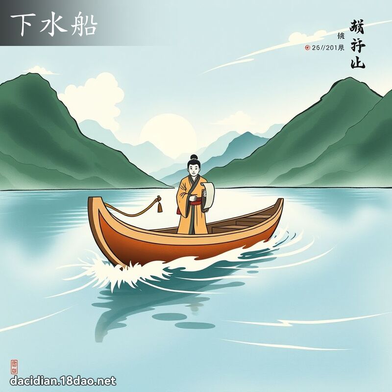 下水船 配图