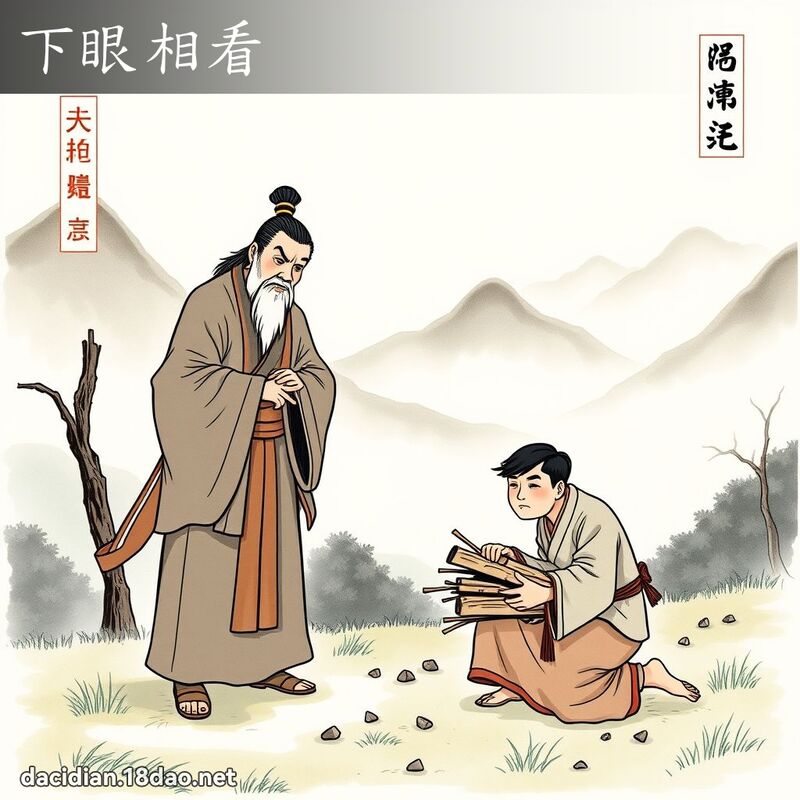 下眼相看 配图