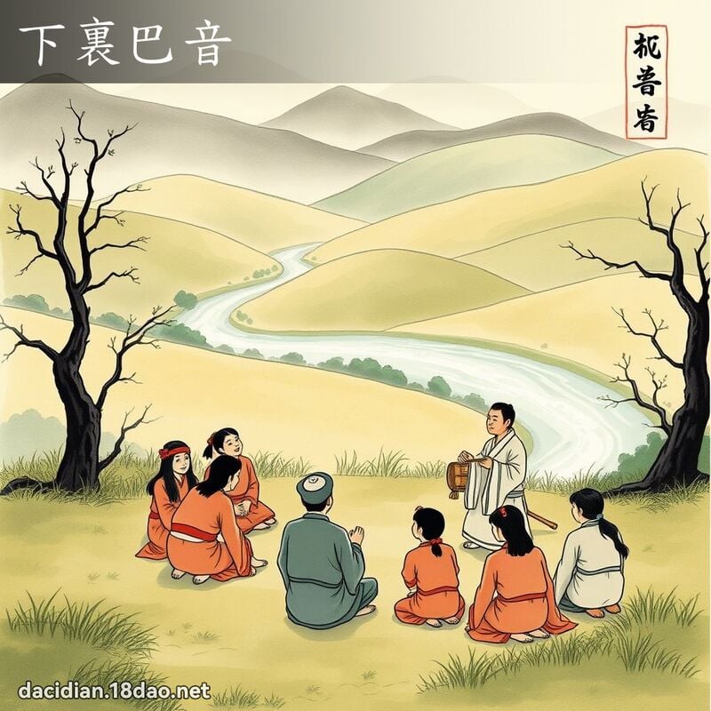 下裏巴音 配图