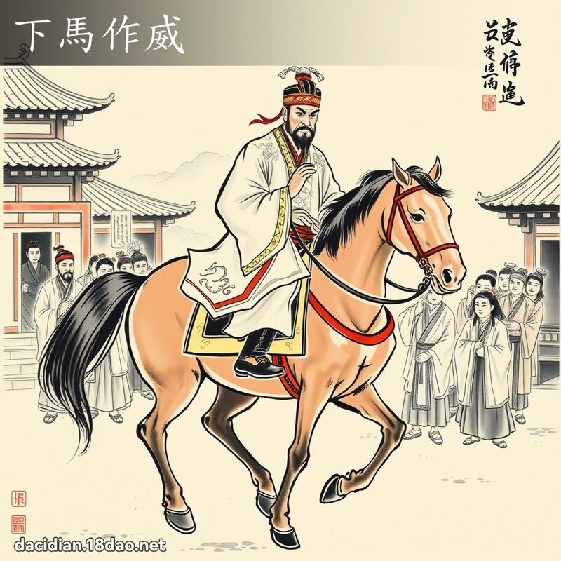 下马作威 配图