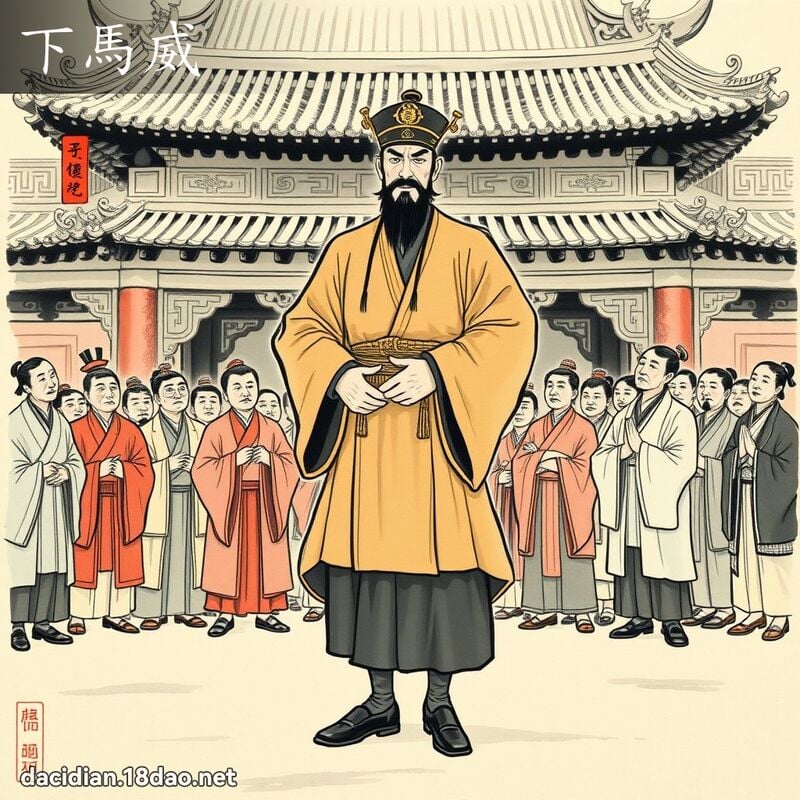 下马威 配图