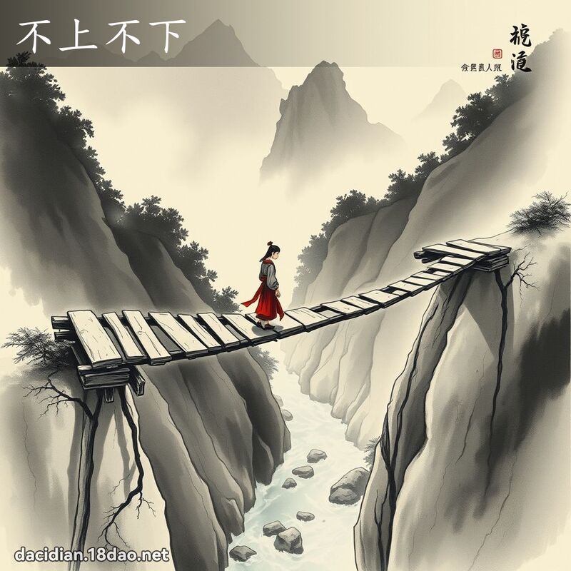 不上不下 配图