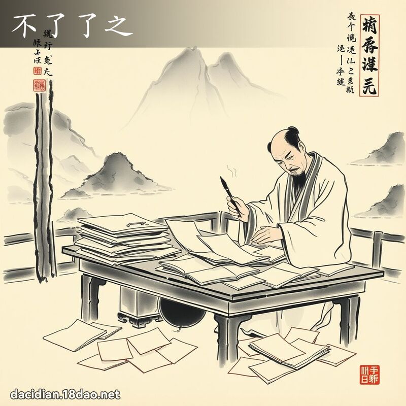 不了了之 配图
