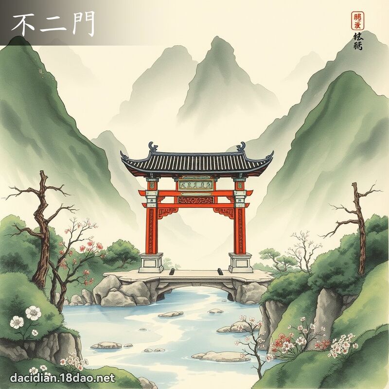 不二门 配图