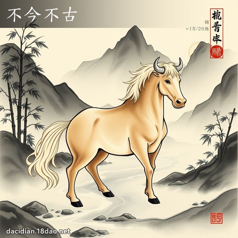 不今不古 配图