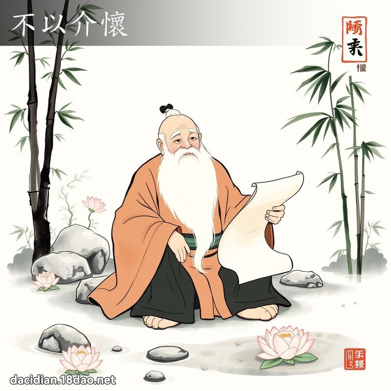 不以介怀 配图