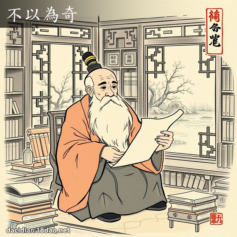 不以为奇 配图